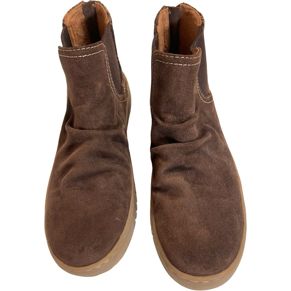 NWOB $139 Comfortiva Align Hollis Sneaker Bootie – Brown Plaid Suede - Picture 5 of 9